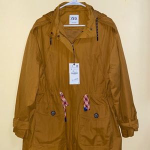 ZARA Drawstring Trench Coat